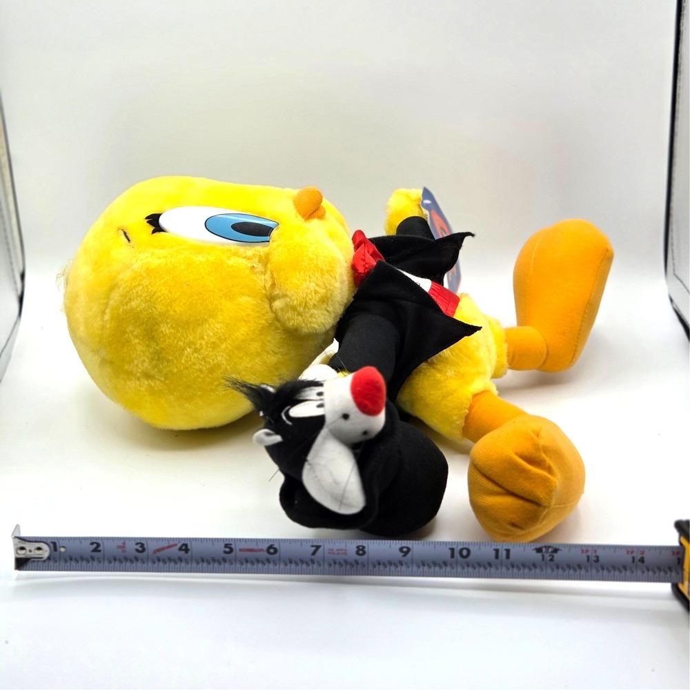 Tweety Bird Plush and Sylvester  Original Looney Tunes‎ 1998 VTG NEW WITH TAGS - Picture 6 of 7